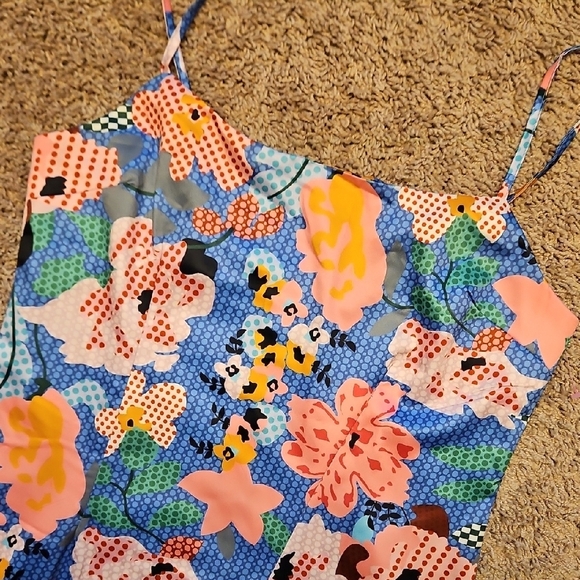 Cider Polkadot And Floral Cami Dress - Picture 4 of 9